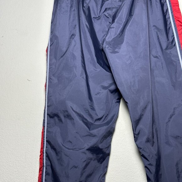 Adidas Track Pant Men 2XL Grey Red Zip Sleeve Retro Jogging Gymwear Baggy Street - Picture 15 of 16